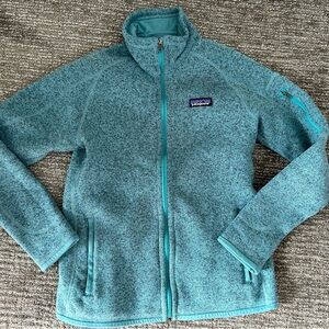 Patagonia Blue-Green Fleece Jacket
